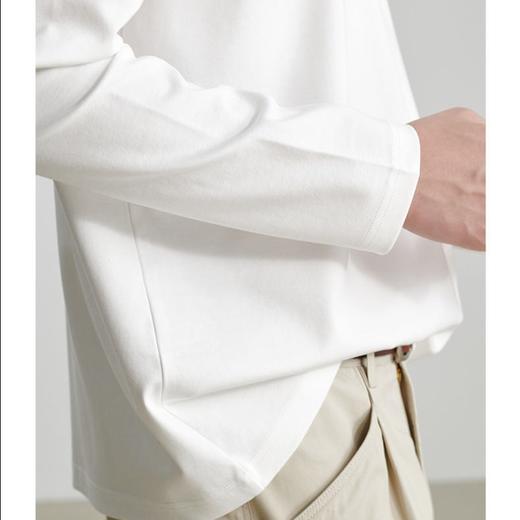 板牙专属！！全能打底！严白小白T长袖T【男款】 商品图5