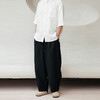绽放605朵【黑白灰】2025汉麻黑色弯刀阔腿裤显瘦百搭男装休闲裤 商品缩略图2