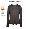 NORNS LADY诺恩 【复古英伦miu】撞色条纹T圆领打底针织长袖上衣 T25SK29485-12.1 商品缩略图1