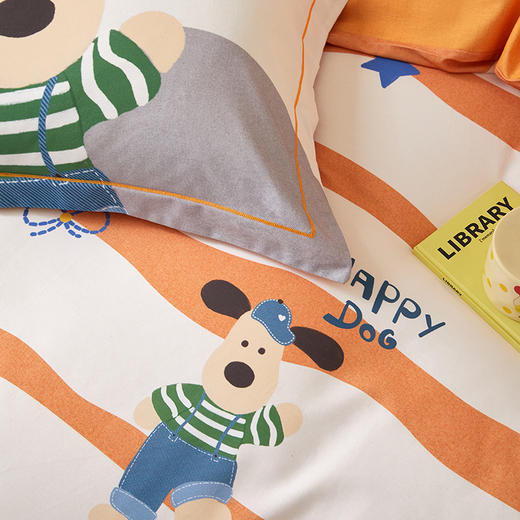 【品牌直发】加倍生活 全棉萌趣定版棉磨毛四件套 商品图5