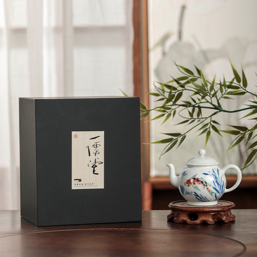 【一儒堂青花加彩匠心手作】青花加彩茶席雅物 传宫廷之美 承景德之器 商品图4