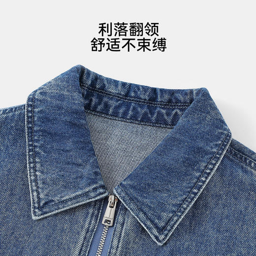 【英氏】【110-170】女童春秋牛仔外套 商品图4