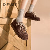 Dfuse迪芙斯2025秋季新款航海风勃肯鞋复古学院风绒面袋鼠鞋休闲女鞋DFD3112052 商品缩略图1
