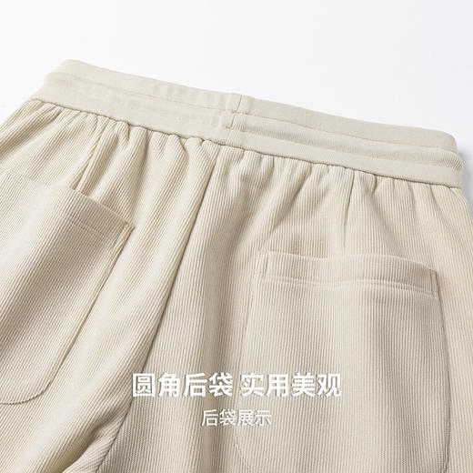 【抗起球&抗静电】圣得西男士2025秋新款男女同款扛皱耐磨弯刀裤 商品图8