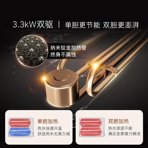 卡萨帝（Casarte）80L【桃花水PROMAX5】热水器电热水器 国家补贴 水晶胆富锶平嵌隐藏安装CES80HD-PROMAX5KCK03U1 商品图7