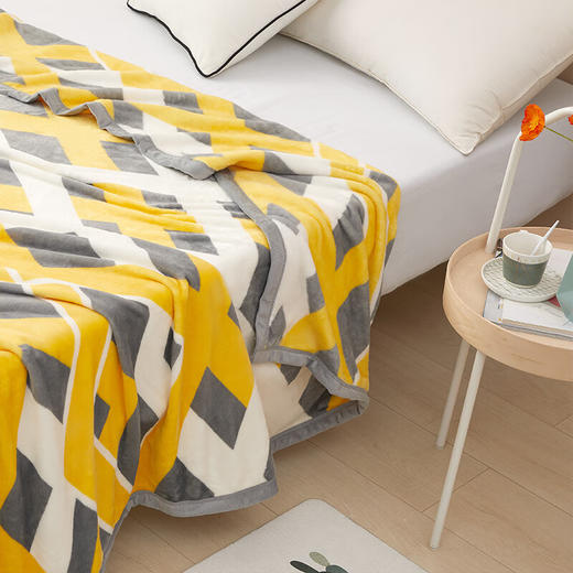 博洋生活 辉煌法兰绒休闲毯150*200cm 商品图2