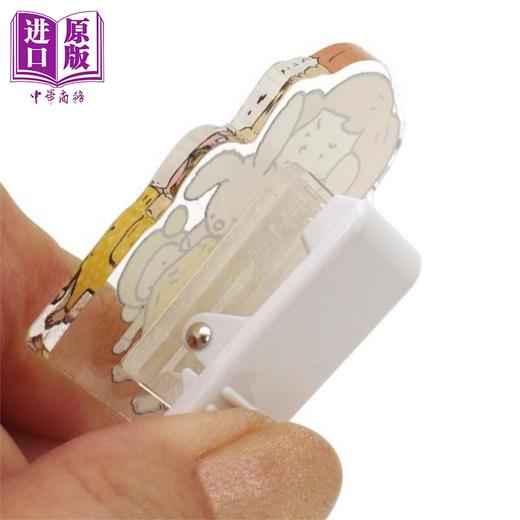 【中商原版】吉竹伸介周边 我的橡皮筋不给你 亚克力小夹子 日文原版日韩 アクリルクリップ ヨシタケシンスケ わたしのわごむはわたさない 商品图3