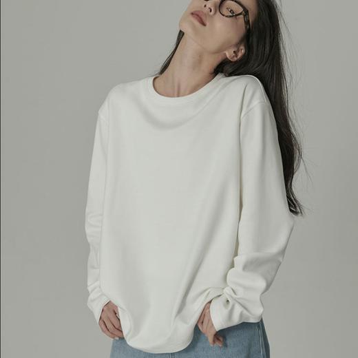 板牙专属！！全能打底！严白小白T长袖T【女款】 商品图6