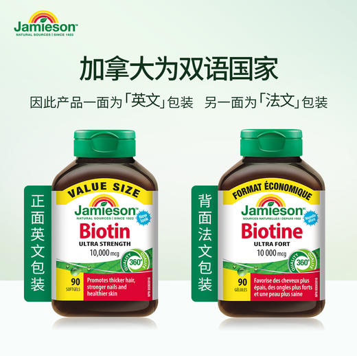 【保税仓发货】健美生生物素 10000mcg 90粒 商品图13