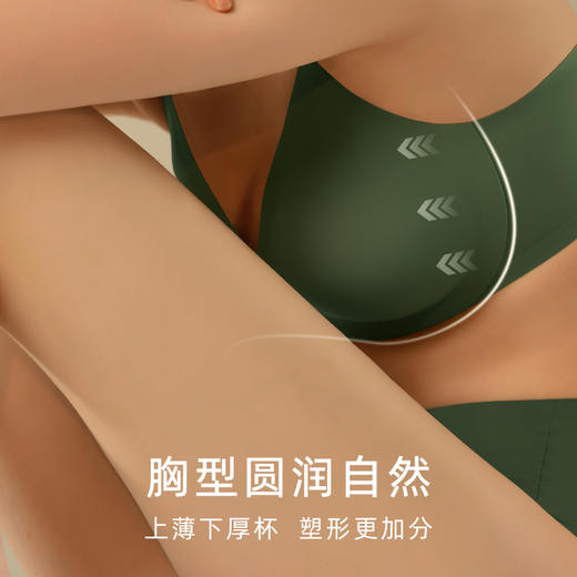 素肌良品猫嘴杯文胸 | 上薄下厚杯、轻盈又舒适、小胸聚拢、稳稳承托 商品图2