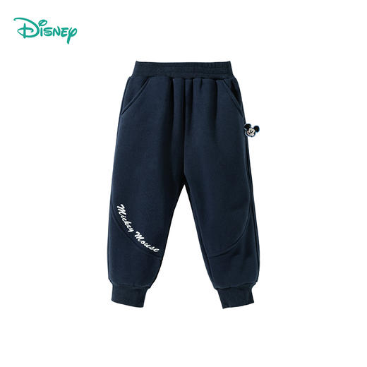 迪士尼秋冬新款男童休闲长裤舒适耐磨卫裤不易起球运动长裤ZD3EK031 商品图3