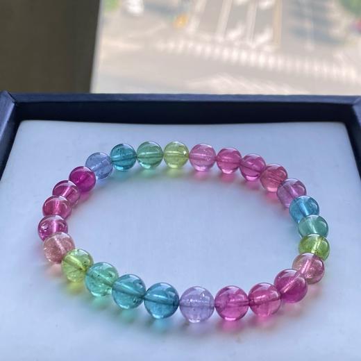 7mm单圈彩虹碧玺手串 商品图3