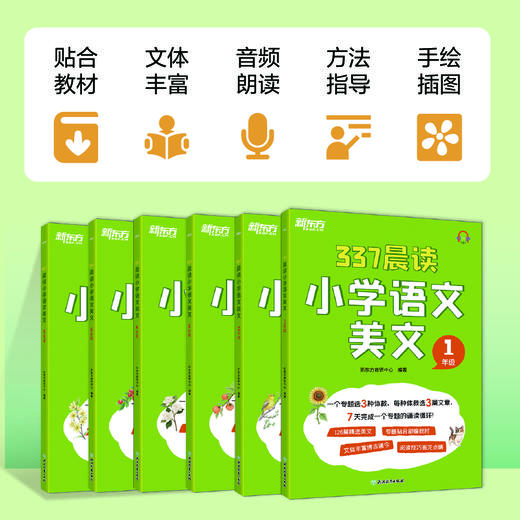 337晨读小学语文美文 1年级-6年级 商品图0