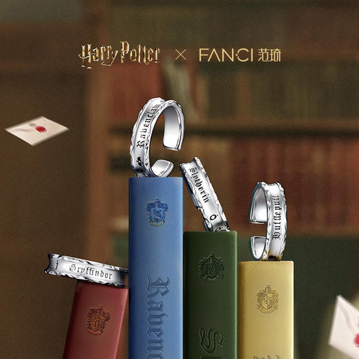 【全球上市】Fanci范琦×哈利·波特联名系列学院风魔法戒指金色时尚原装设计 商品图2