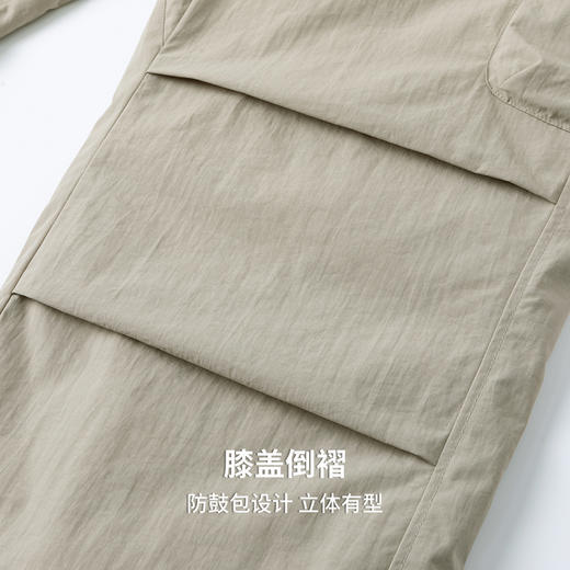 【抗静电&抑菌】圣得西男工装机能羽绒裤2025秋新款宽松直筒长裤 商品图9