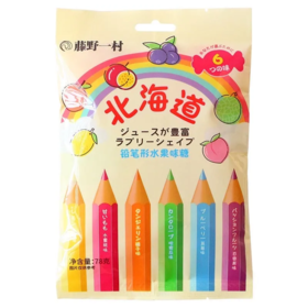 【超市】藤野一村铅笔形水果味糖78g