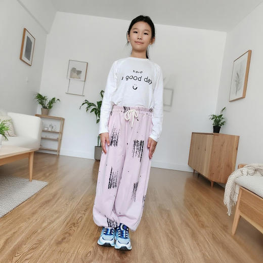 【49.9元/2条任选】儿童涂鸦裤秋季男童女童休闲裤韩版宝宝裤子运动裤 商品图3