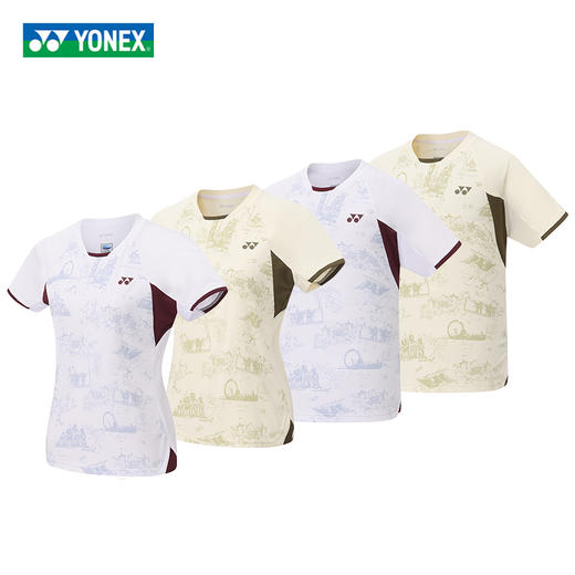 尤尼克斯 男款/女款 比赛系列 运动短袖  1102925BCR/2102925BCR 商品图0