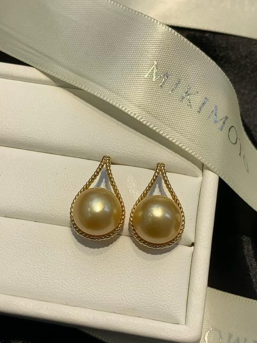 10-11mm金珠耳钉 商品图0