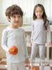 【170克丝麻棉超薄】韩国moimoi末一末一儿童长袖家居服套装儿童保暖内衣套（丝麻棉修身薄款） 亲肤K菌 商品缩略图3