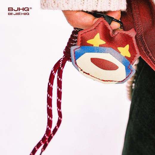 BJHG不计后果 B-joker皮挂件男女同款潮牌设计感休闲撞色百搭饰品 商品图1