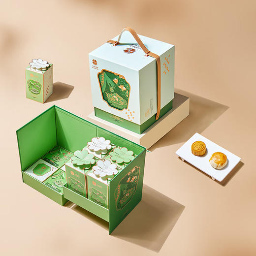 鲜品屋中秋节月饼礼盒高档新式健康流心月饼送礼蛋黄莲蓉礼品 鲜品韵味1290g 商品图8