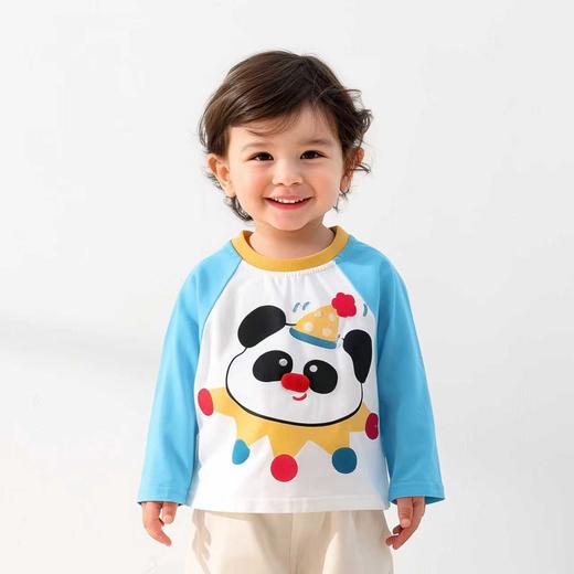 【春季新品】男女童卡通长袖t恤春秋婴儿小童打底衫上衣潮衣印花洋气 商品图3