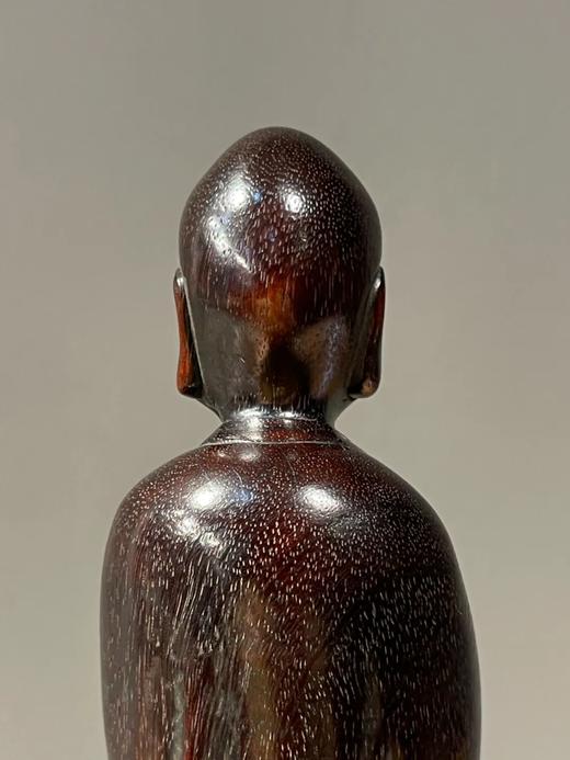 小叶紫檀雕罗汉立像，顺丰包邮 商品图14