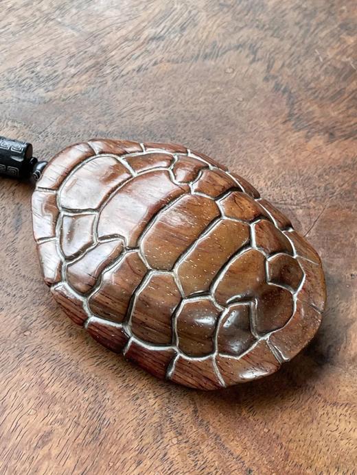 海南黄花梨龟壳形镇纸，顺丰包邮 商品图2