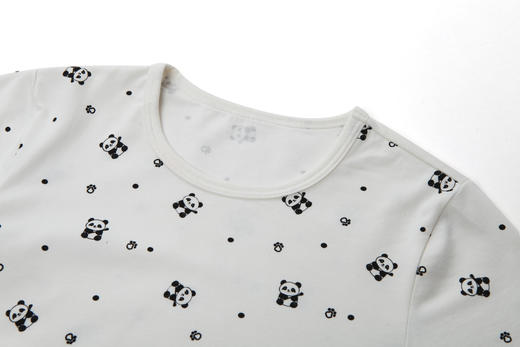 【萌趣满印熊猫纯棉套装】SCHIESSER舒雅童装男童长袖长裤保暖套装95%棉5%氨纶170g   3B/25274W 商品图4