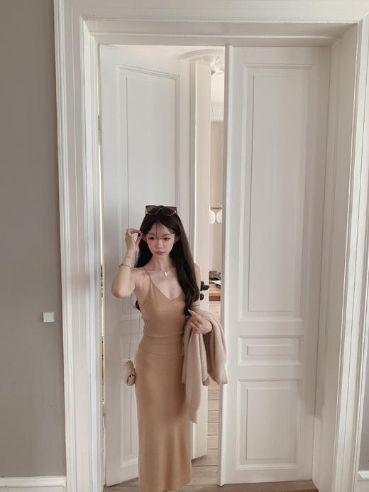 金蘑菇菇 羊绒织物穿搭套组/真丝羊绒开衫 商品图8