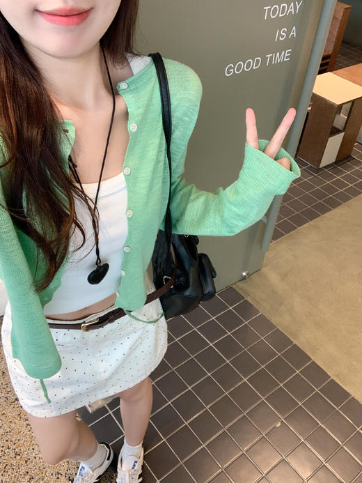 【169元任选2件】最后一波现货！杏色波点半身裙 商品图8