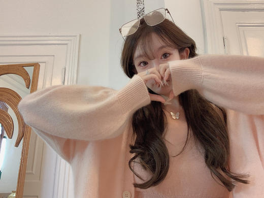 金蘑菇菇 羊绒织物穿搭套组/真丝羊绒开衫 商品图14