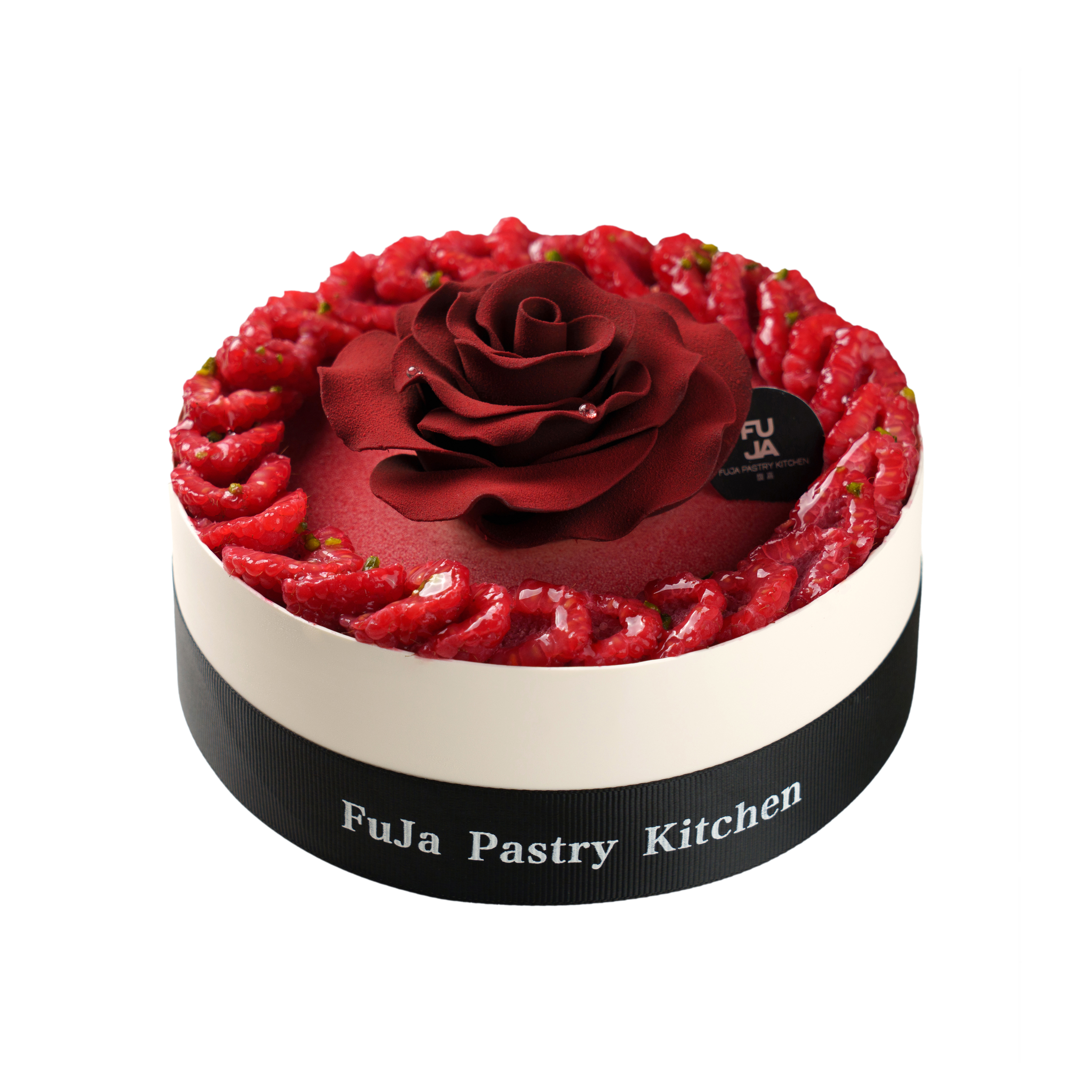 白桃巧克力慕斯蛋糕 White Peach Chocolate Mousse Cake