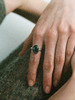 ABOAB｜70s Ring aw25 [ 开口戒指  银绿水草玛瑙 / 银灰玛瑙  ]【PASTORALE】 商品缩略图0