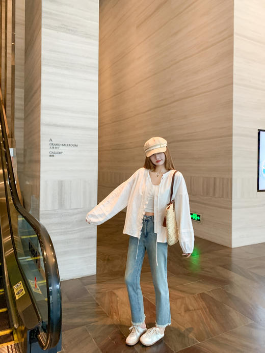 【169元任选2件】最后一波现货！花边长袖衬衫休闲通勤上衣 商品图7