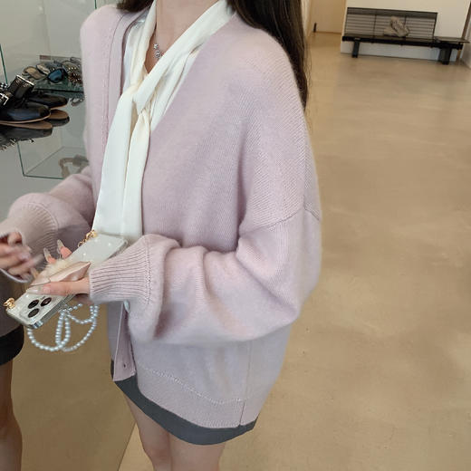 金蘑菇菇 羊绒织物穿搭套组/真丝羊绒开衫 商品图10