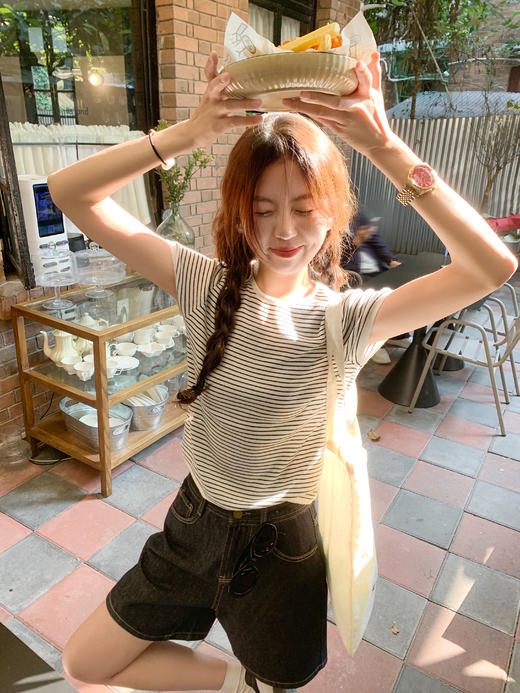 <曾小咸推荐>现货秒杀！最后一波 ！抢到赚到！6色针织圆领T恤 日常119.99 立减60 秒杀59.99！ 商品图0