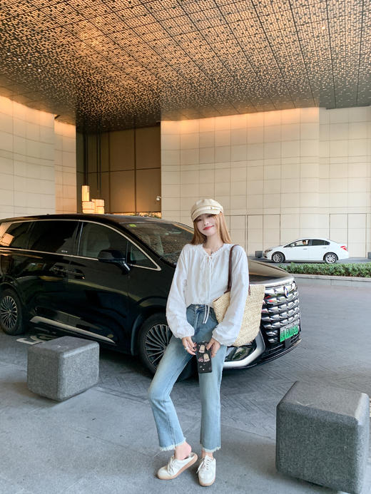 【169元任选2件】最后一波现货！花边长袖衬衫休闲通勤上衣 商品图10