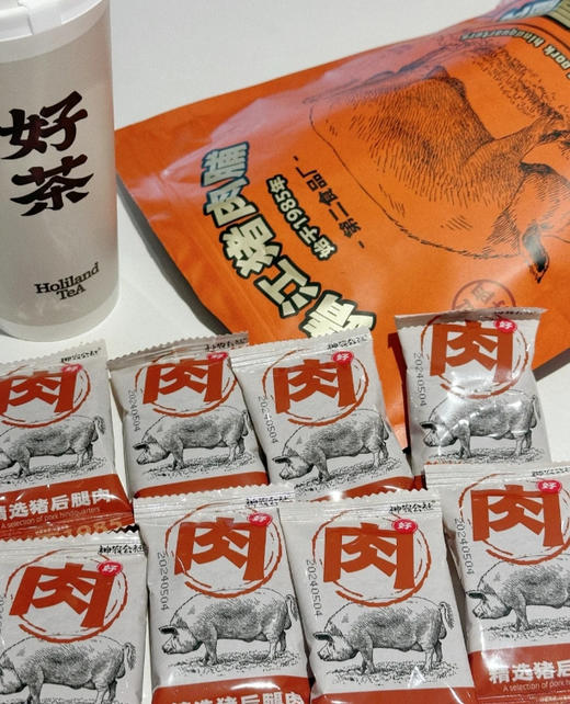 Cos*tco热销同款【神农公社-靖江猪肉脯】源自1985年靖江第二食品厂老字号出品肉脯紧实、油润咸香！吃起来肉感十足好有嚼劲啊！！ 🔺优质原切猪后腿肉➕精选鱼露 商品图2