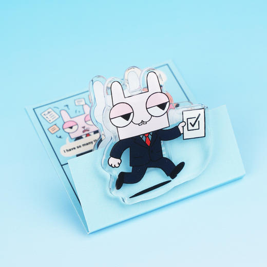 趁早rarakiera手账夹原创卡通双面滴胶便签夹书签文具装饰挂件夹子 商品图3