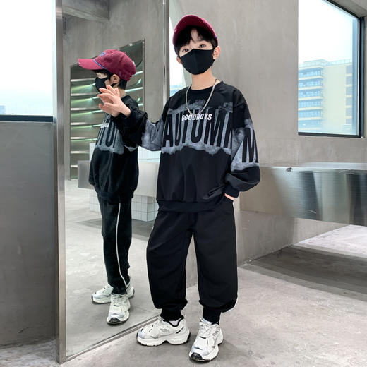 男童春装卫衣套装2025新款春季中大儿童男孩运动衣服春秋款酷帅潮 商品图3