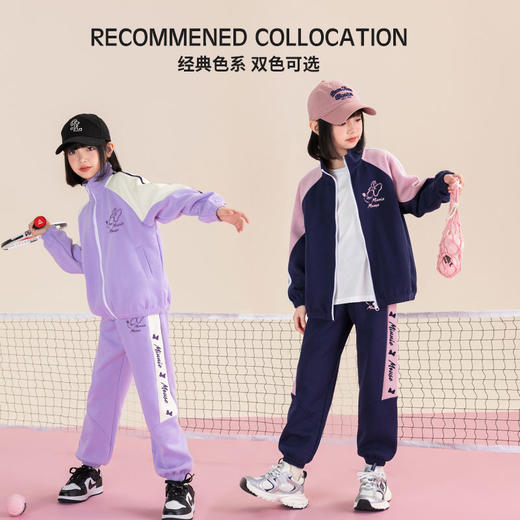 迪士尼女童运动裤春秋外穿2024新款儿童裤子秋季洋气女大童卫裤潮 商品图6