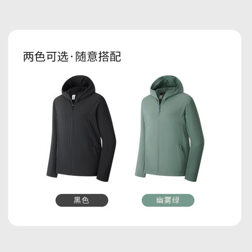 圣得西男士户外休闲茄克外套2025秋季新款中青年百搭连帽夹克潮 商品图4