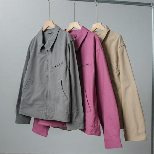 （男女同款） 休闲拉链茄克/底特律夹克牛仔外套 商品图2