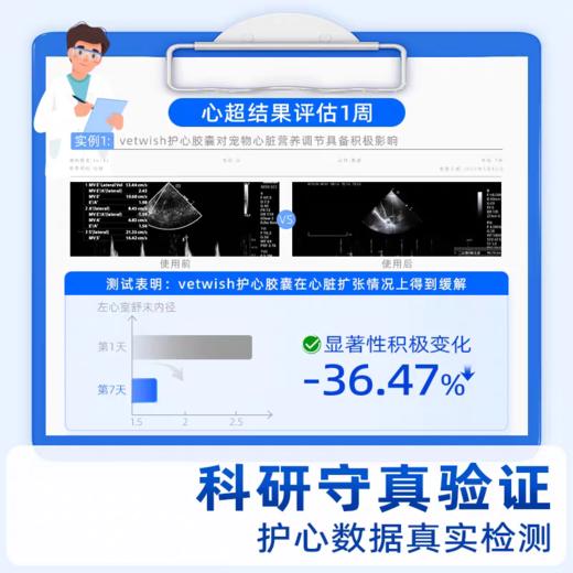 唯特适vetwish 犬猫 用辅酶Q10 帮助养护心脏120粒/瓶 商品图3