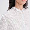 2楼素然环保棉提花立领白衬衫1750 商品缩略图4
