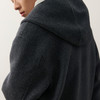 NPC潮牌双口袋绵羊毛长款连帽毛呢大衣男保暖舒适外套NP49TJ07 商品缩略图2