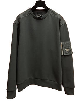 男款三角标口袋卫衣020