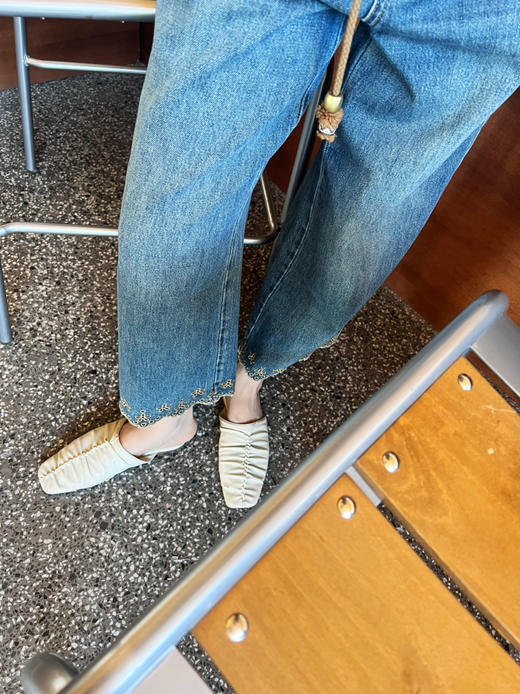 2508512   设计款 花边牛仔裤（送腰带） 商品图3